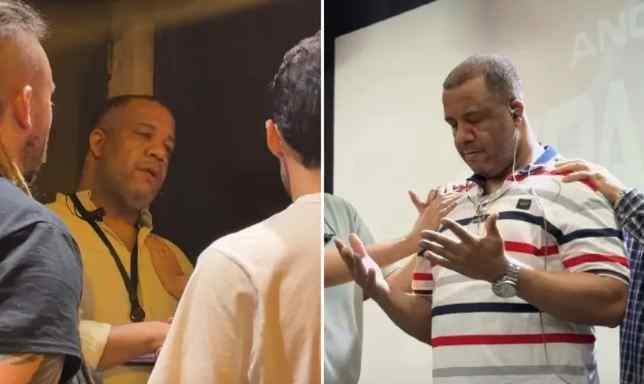 Segurança rende se a Cristo
